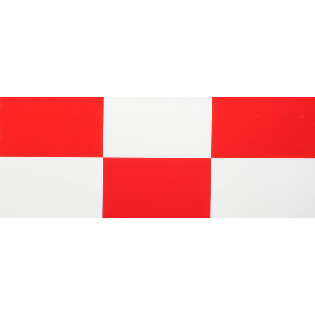 Hangar 9 U932 UltraCote, 1" Squares White/Red