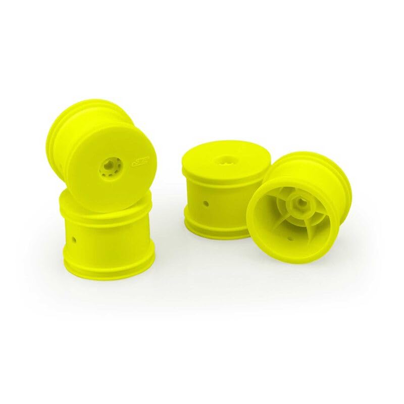 J-Concepts 3405Y Mono Losi Mini-T 2.0 Wheels, Yellow (4)