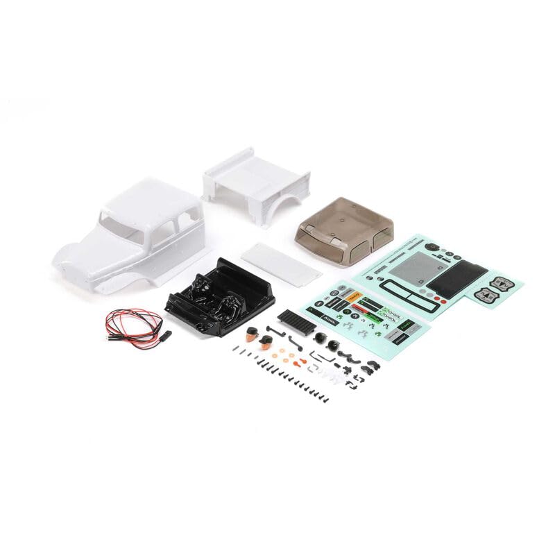 Axial AXI200013 SCX24 Dodge Power Wagon White Body 1/24 RC