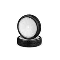 J-Concepts 3165101011 1/10 Fuzz Bite LP Slim 2.2” FR 2WD Buggy Tires, White Wheels, Pink (2)