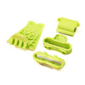 Arrma ARA320773 Lower Skid And Bumper Mount Set - Fluoro Yellow