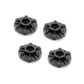 Jetko Tires 7303B1 1/10 SC Wheel Adapters 12mm, 0" Offset, Narrow for Traxxas