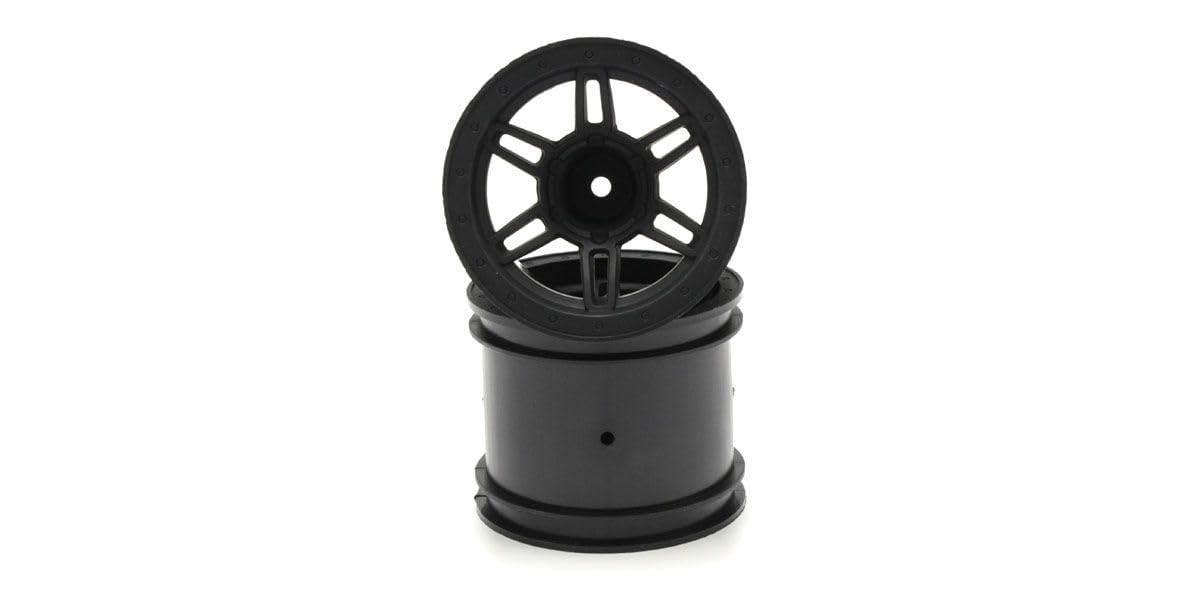 Kyosho FAH501BK Wheel, for Rage 2.0, Black, 2pcs