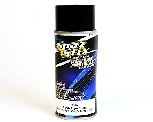 Spaz Stix SZX15359 Candy Apple Green Aerosol Paint 3.5oz