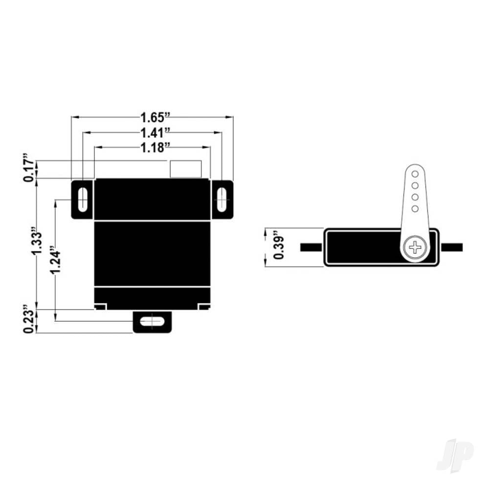 Hi-Tec Micro x Mini Servo, Analog, Genuine Japanese Product