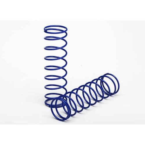 Traxxas 3758T Front Shock Springs, Blue (2)