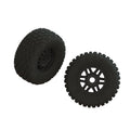 Arrma ARA550110 dBoots Fortress LP Tires Glued Black (1 Pair)