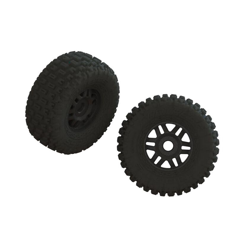 Arrma ARA550110 dBoots Fortress LP Tires Glued Black (1 Pair)