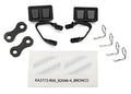 Traxxas 8073 Black Side Mirrors(2) Retainers(2) Body Clips(4): 1/10 TRX-4