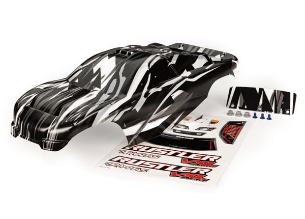 Traxxas 3726L Body, Rustler VXL, ProGraphix (Graphics Printed, Requires Paint)