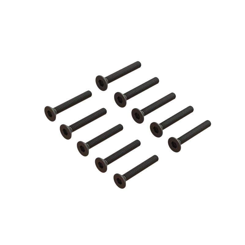 Arrma ARA702018 Flat Head Screws M1.6x12mm (10pcs)