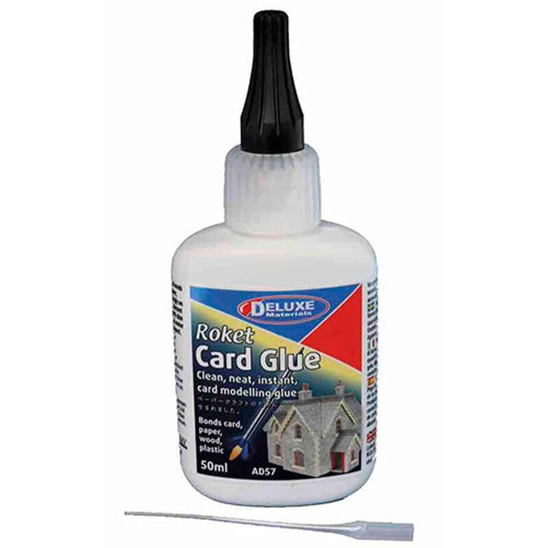 Deluxe Materials AD57 Roket Card Glue; Rockets, Railway