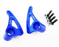 Hot Racing RVO27SMF06 Aluminum Front Multi-mount Long Travel Rocker Arms (Blue)