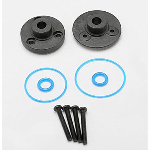 Traxxas 7080 Diff/Differential Cover Plates Front & Rear 1/16 E-Revo & Slash