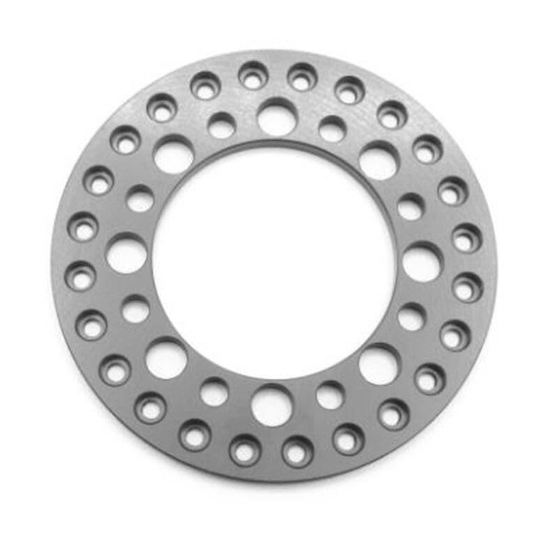 Vanquish Products 5153 1.9 Holy Beadlock Grey Anodized