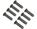 Hot Racing AON331FH Stainless Steel M4x16mm Low Profile Flat Head Cap Screws