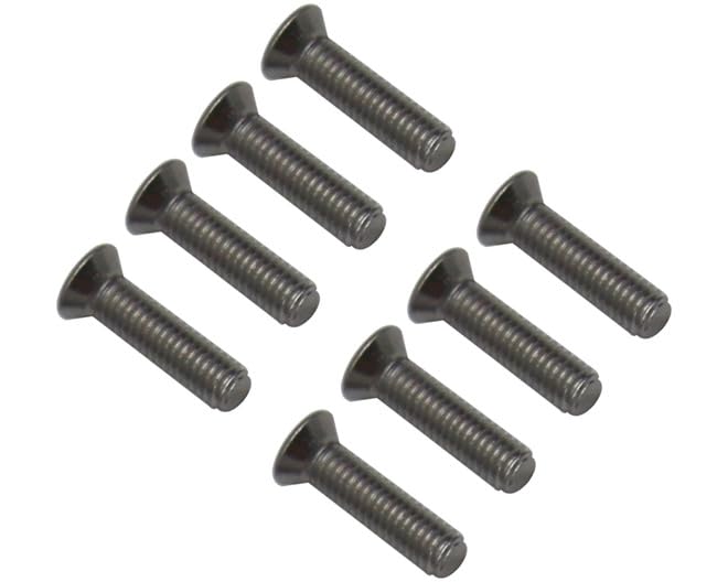 Hot Racing AON331FH Stainless Steel M4x16mm Low Profile Flat Head Cap Screws