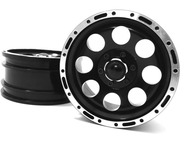 Hot Racing TTW26C01 1.9 Aluminum 6-lug Truck Wheels 12mm