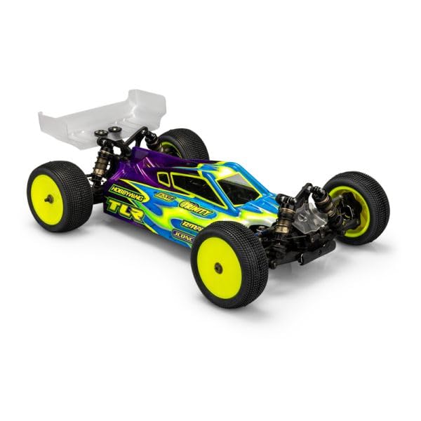 J Concepts 0495L P2 - TLR 22X-4 Body with Carpet/Turf Wing, Light Weight