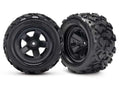 Traxxas 7672 Mounted & Glued Tires & Wheels(2) 12mm: 1/18 LaTrax Teton