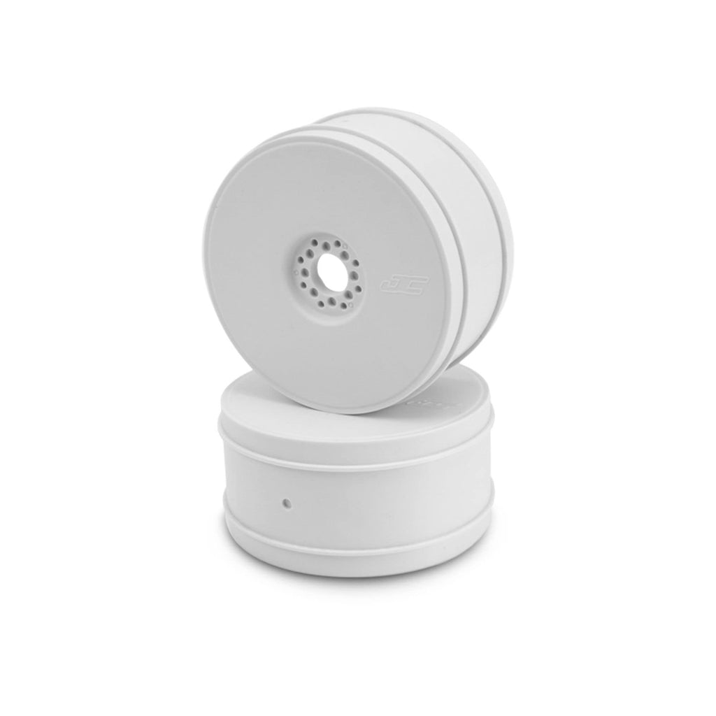 J Concepts JCO3357W 1/8 Bullet 83mm Buggy Wheel, White  (4)