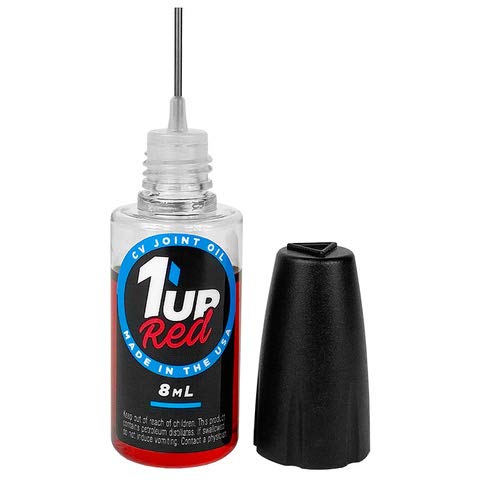 1UP Racing 120402 Red CV Joint Oil, 8ml Oiler Bottle