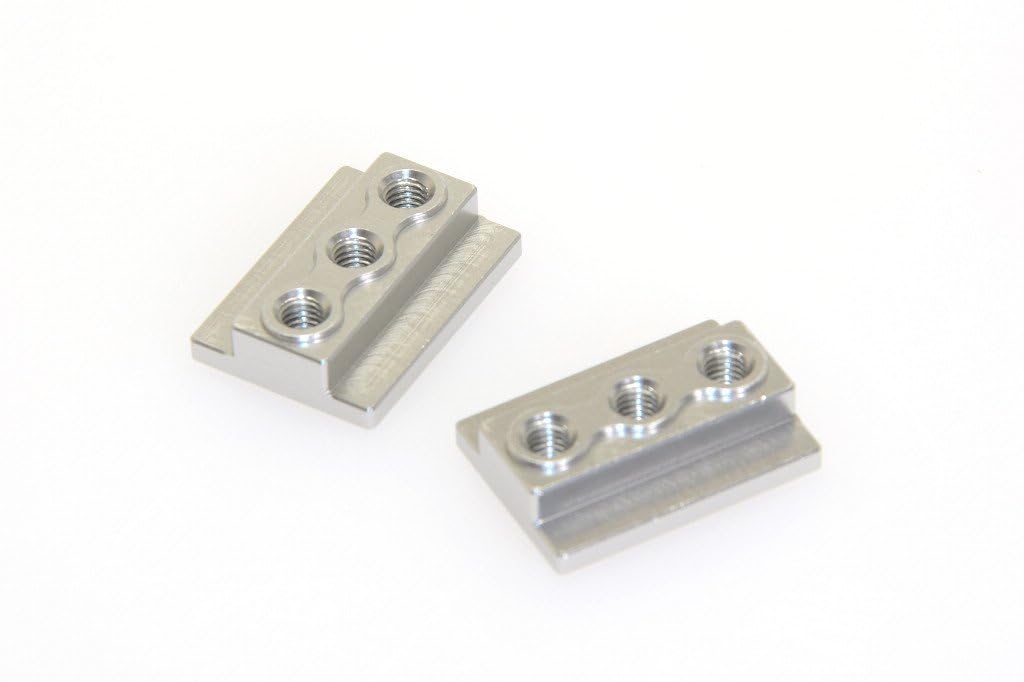 CEN Racing CKD0403 CNC Aluminum Chassis Rail Holding Block (Silver