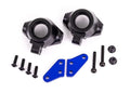 Traxxas 9637X Steering Block Arms (Aluminum, Blue-Anodized) (2)/ Steering Blocks, Left or Right