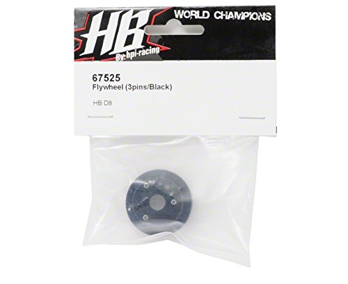 HPI Racing 67525 Flywheel (3Pins/Hard Black) Trophy 3.5/4.6