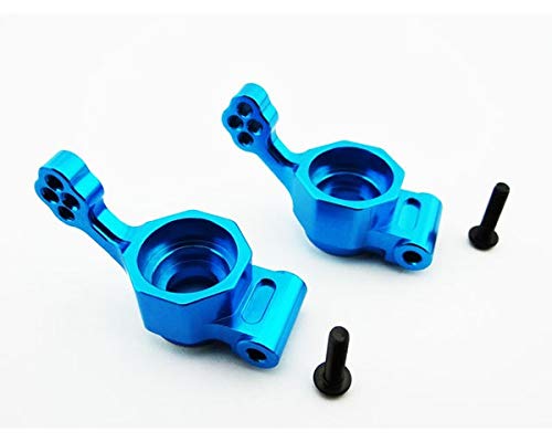 Hot Racing ECF2206 Blue Aluminum Rear Knuckles 4wd Ecx