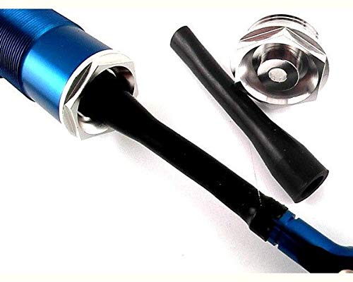 Hot Racing LST155D08 Silver Shock Cartridges/ Boot (2)