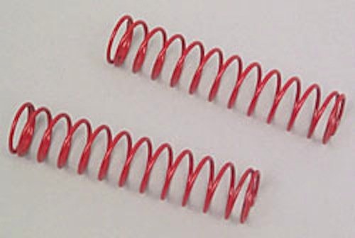 Team Associated 7436 Rear Shock Springs (2) Red/Firm: 1/10 Truck & Buggy
