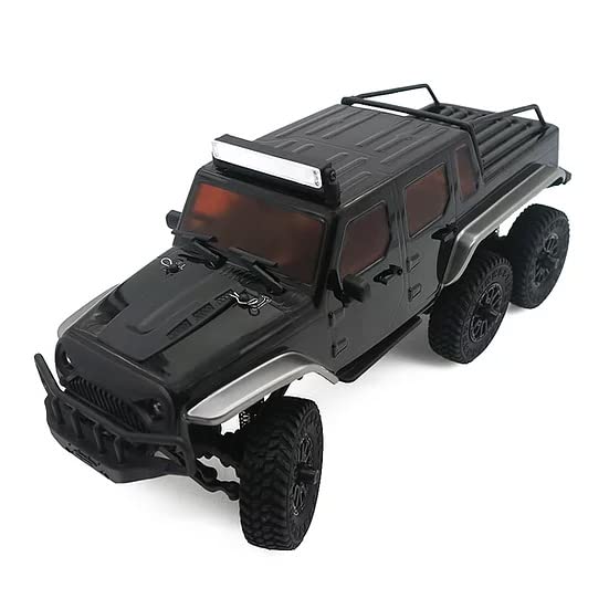 Panda Hobby 1861BLK 1/18 Tetra18 X1 6X6 RTR Scale Mini Crawler, Black