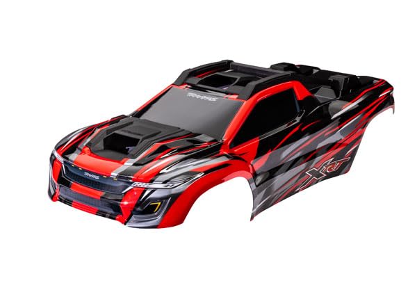 Traxxas 7812R Body, XRT, Red  (Painted, Decals Applied)