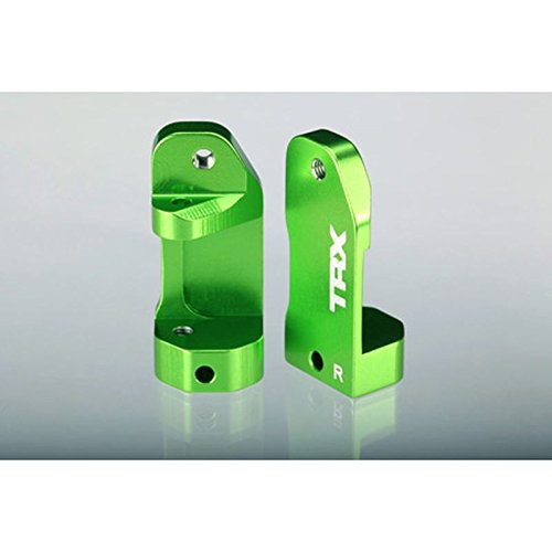 Traxxas 3632G Green Aluminum Caster Blocks: 1/10 Slash 2wd & Grave-Digger