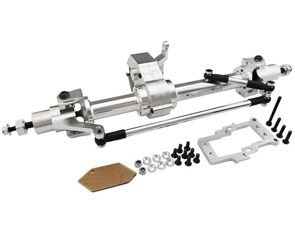 Hot Racing CB12X08 Silver Rock Crawler Power Axle Set Clodbuster