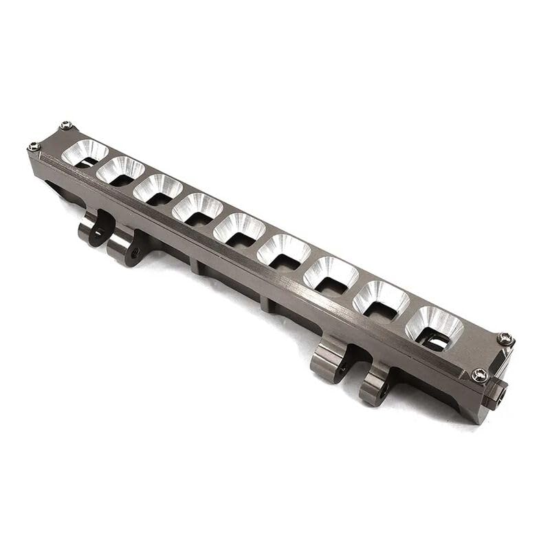Integy C32428GREY Billet Machined LED Light Bar Housing Set for Losi 1/5 Desert Buggy XL-E & DBXL-E 2.0