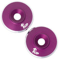 1UP Racing 820321 7075 LowPro Wing Washers, M3, Purple Shine, 2pcs