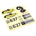 ParkZone PKZ7002 Sticker/Decal Sheet: Habu EDF