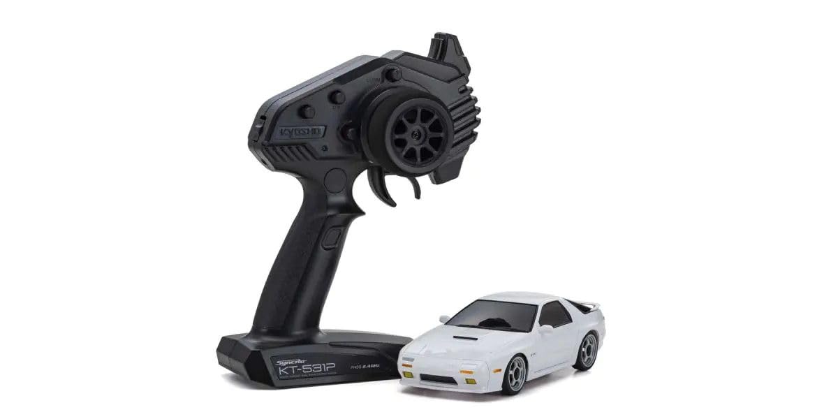 Kyosho 32634W Mini-Z AWD Mazda Savanna RX-7 FC3S White