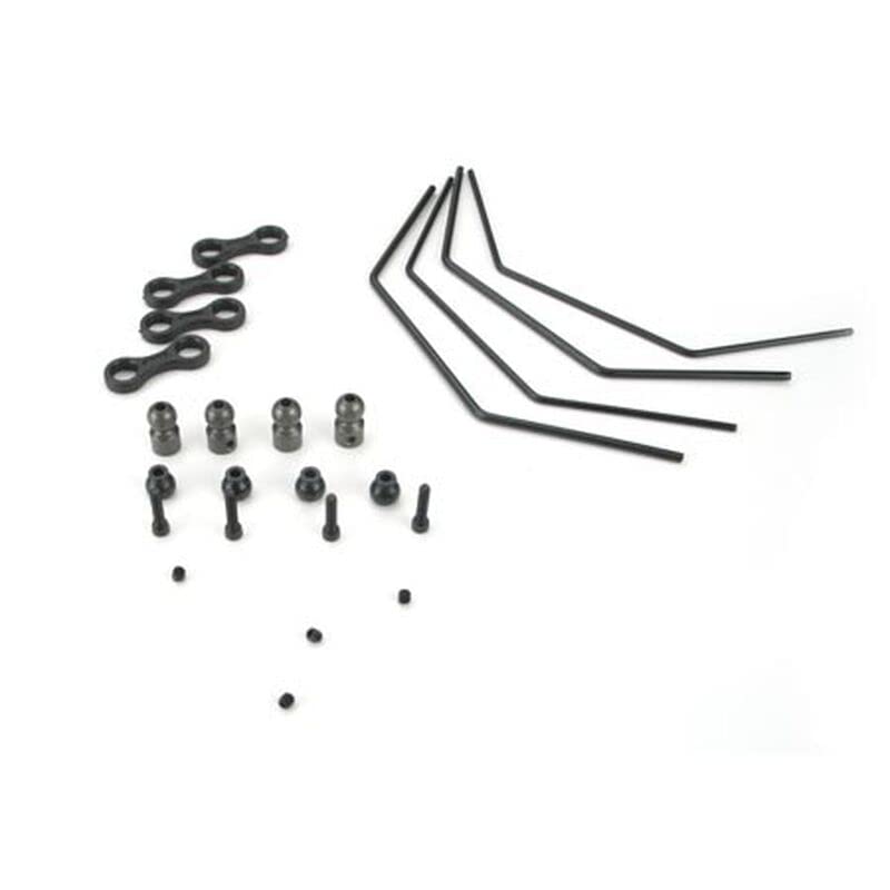 Losi LOSB2221 Front & Rear Sway Bar Kit: 1/8 LST-XXL & 2 LST LST2