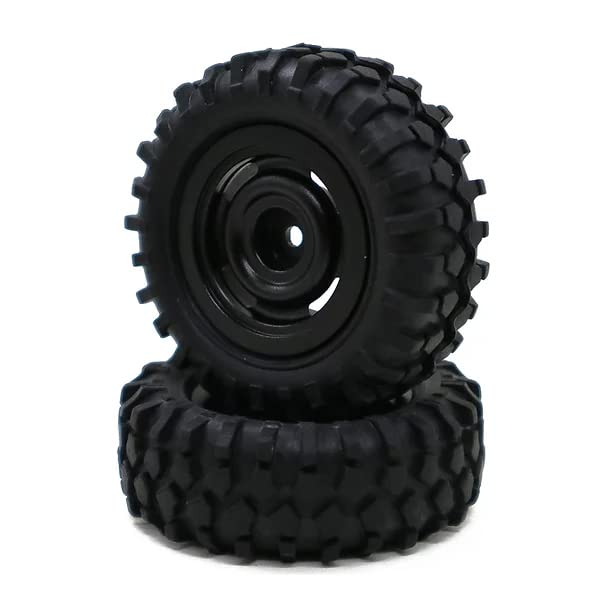 Panda Hobby OPC636046ACBL Classico4 Aluminum Wheels, Black with 60mm Tires fits Tetra18 X1, X1T, X2, X2T, K1
