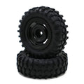 Panda Hobby OPC636046ACBL Classico4 Aluminum Wheels, Black with 60mm Tires fits Tetra18 X1, X1T, X2, X2T, K1