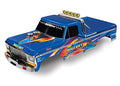 Traxxas 3661X Bigfoot No. 1 Blue-X Body Painted Decals Official Licensed