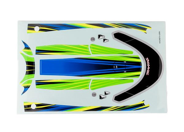 Traxxas 10699-GRN Hatch Decal Set, Green: Disruptor