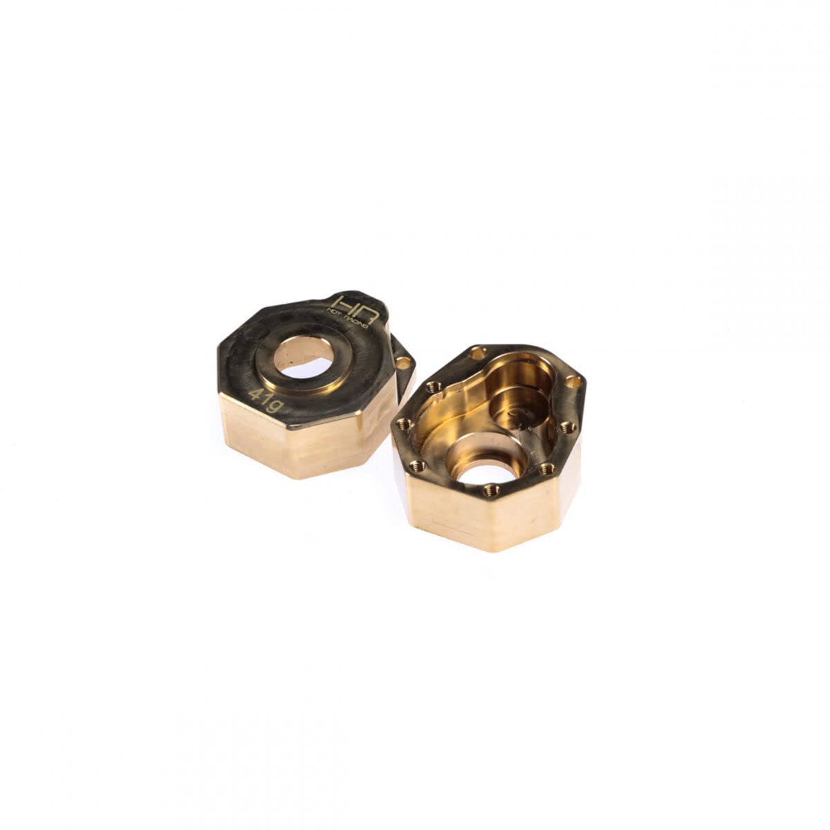 Hot Racing TRXF21HC Brass Heavy Metal Knuckle Portal Cover TRX4