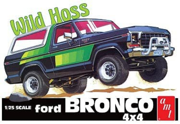 AMT 1304 1/25 1978 Ford Bronco Wild Hoss 4x4 Plastic Model Kit New