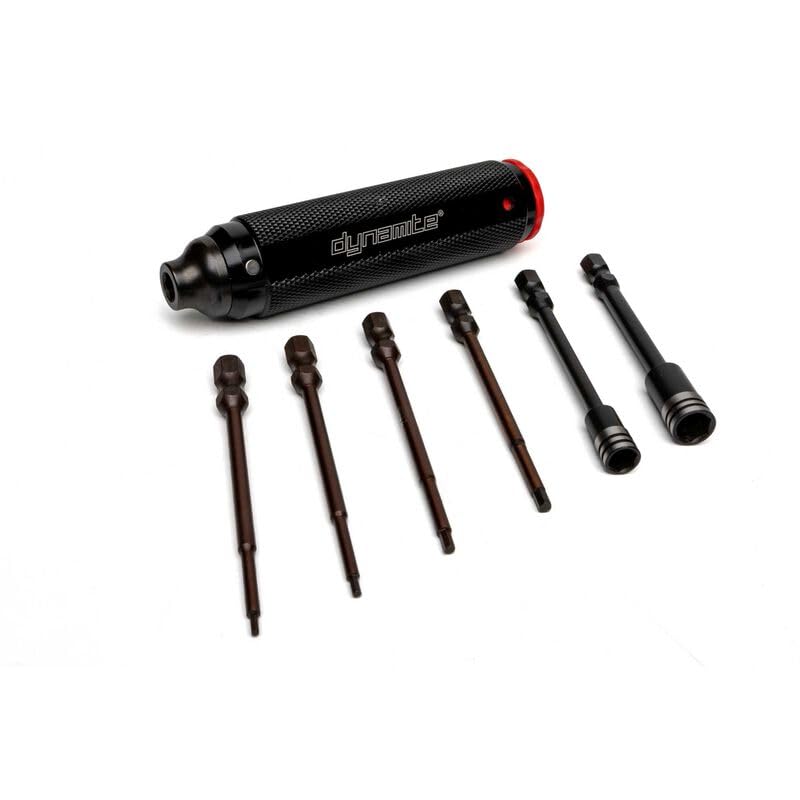 Dynamite DYNT1229 7 in 1 1/4 Drive Tool Set w/Handle