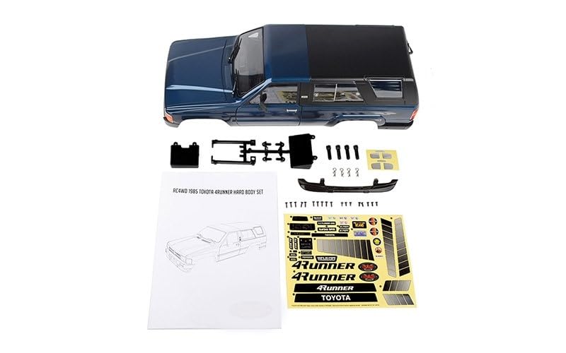 RC4WD ZB0254 1985 Toyota 4Runner Hard Body Complete Set (Medium Blue)