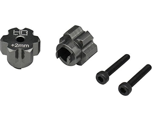 Hot Racing TTDR10W18 Aluminum Wide Wheel Hub +2mm T3-01